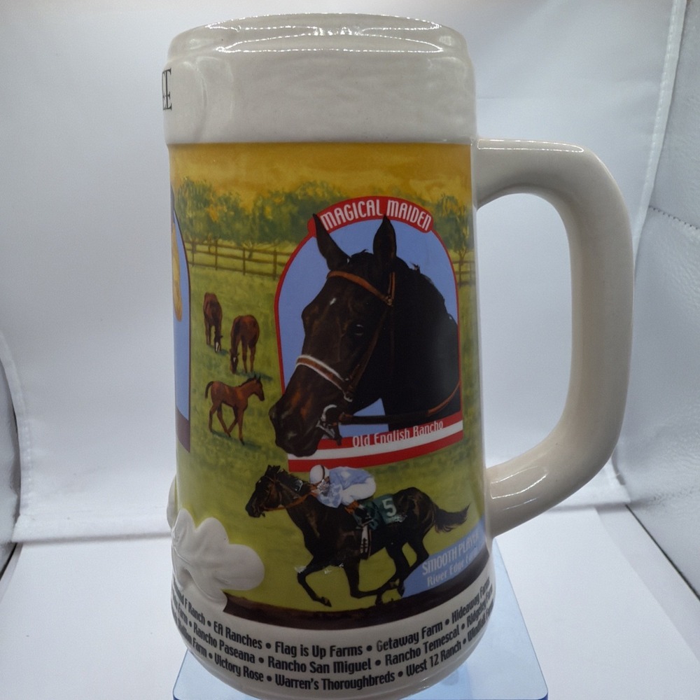Vintage 2006 CA Horse Racing Oak Tree at Santa Anita Park Limited Ed Stein Mug